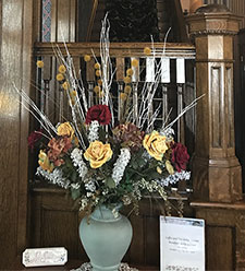 floral arrangement in a vase